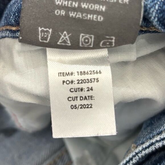 Torrid High Rise Straight Jeans Button Fly Split Hem - Picture 7 of 7